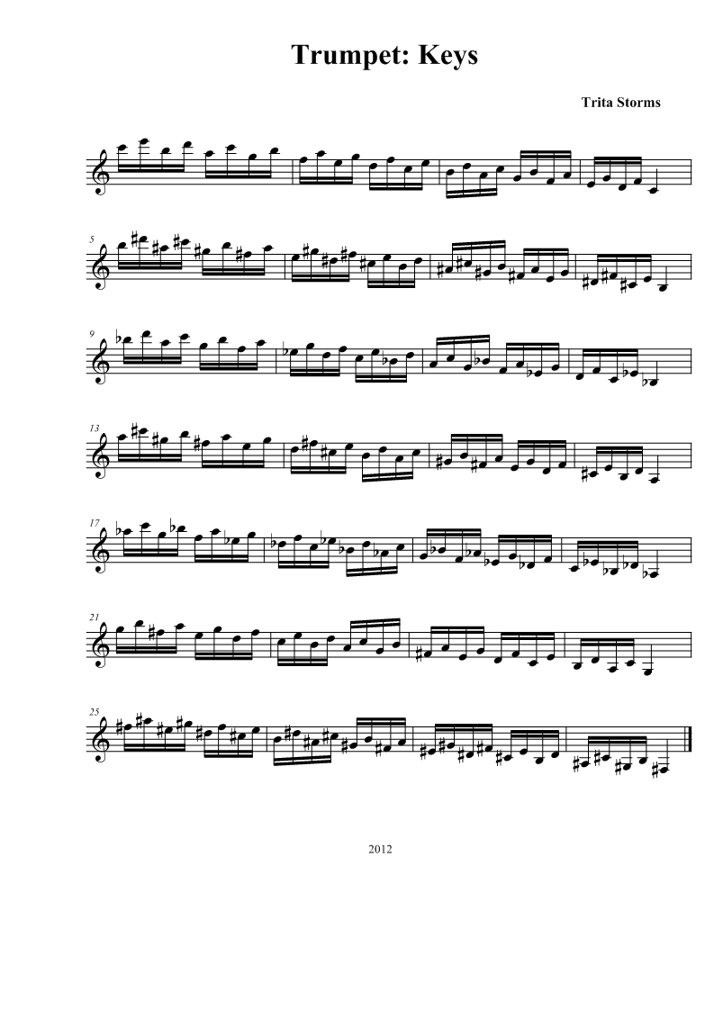 Trumpet Trumpet Keys